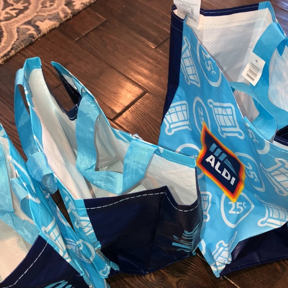 Set of three Aldi reusable bags